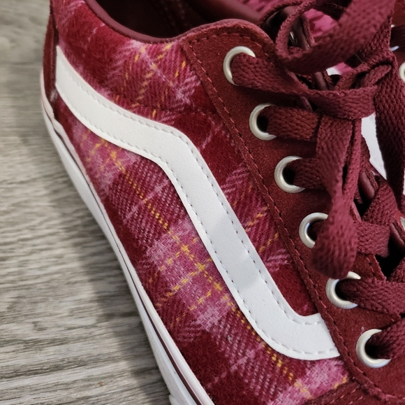 Vans Sk8-hi platform oldskool burgandy sneaker - Picture 2 of 7